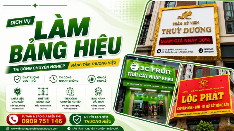 Làm Bảng Hiệu