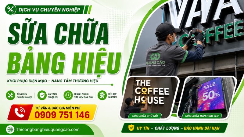 Sửa Chữa Bảng Hiệu